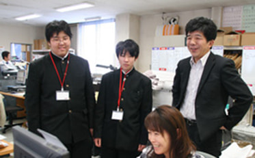松本市内中学生がプラルトで「緊張の職場体験！」