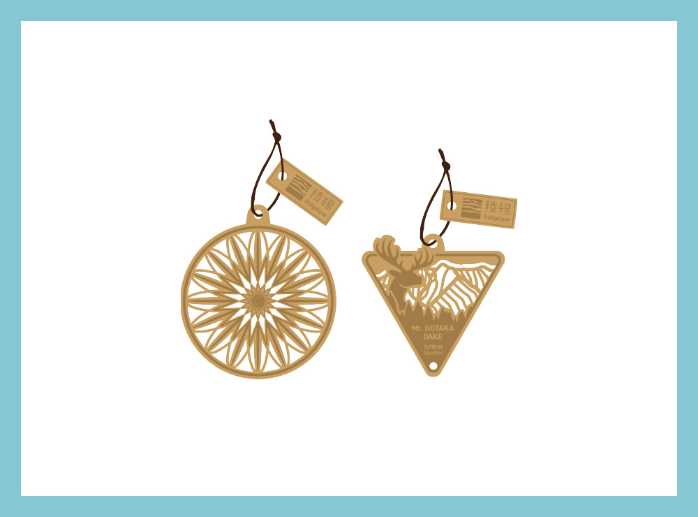 MDFコースター　サークル・三角形セット