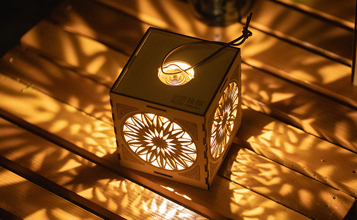 ランプシェード　木製　Lイメージ