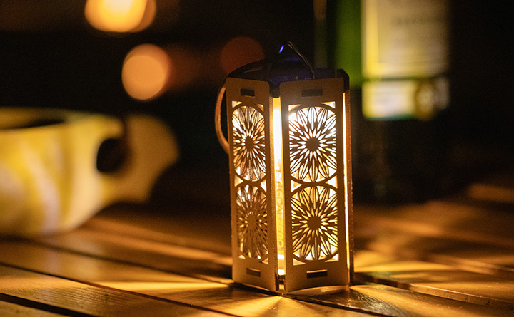 ランプシェード　木製　Sイメージ