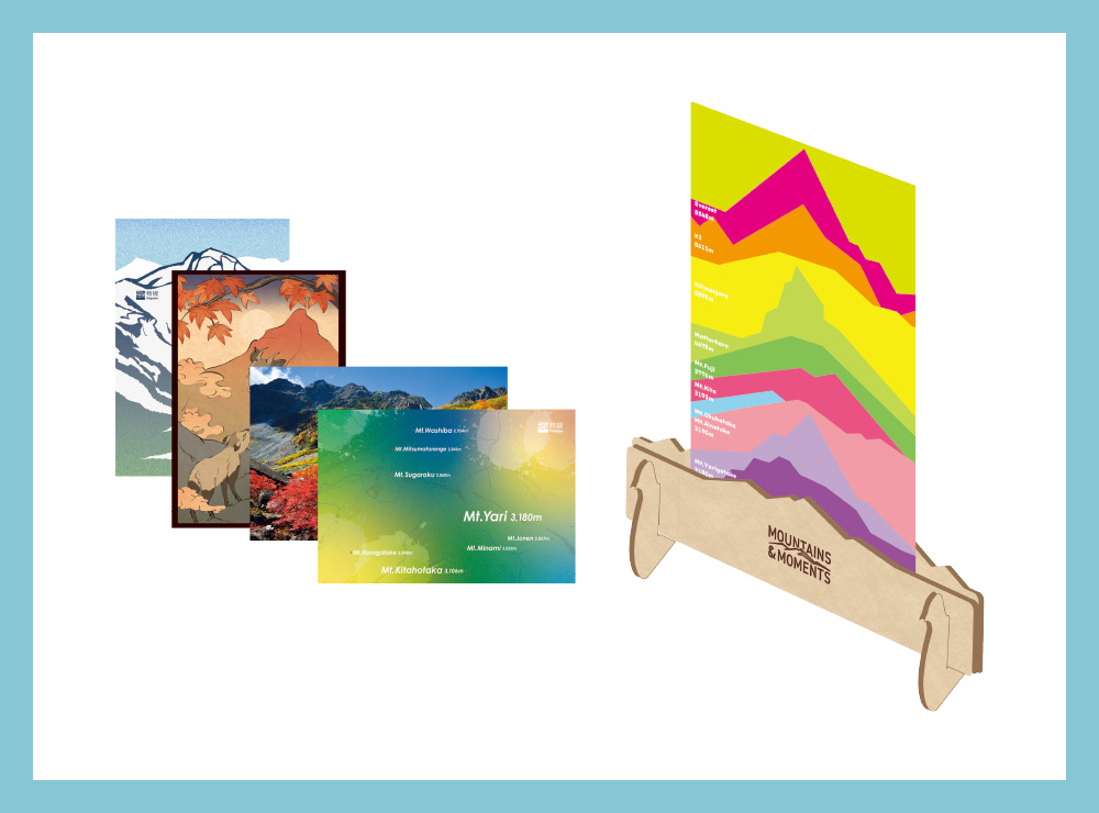 ポストカードスタンドセット