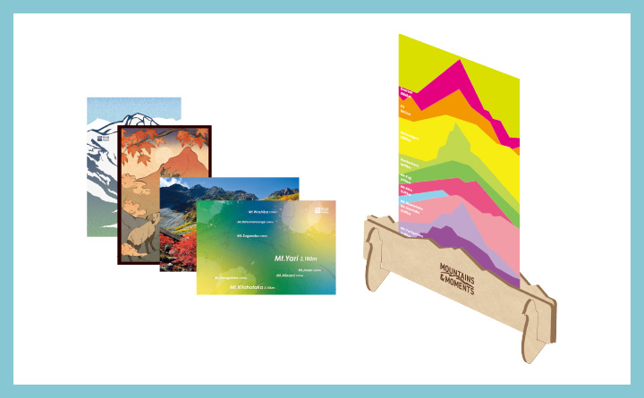 ポストカードスタンドセットイメージ